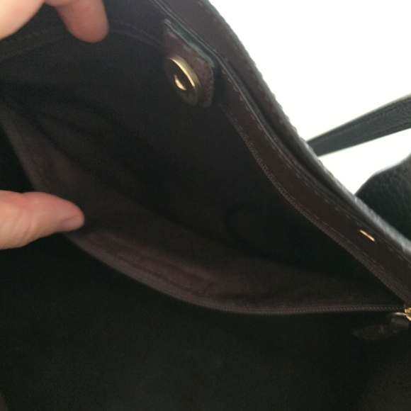 Coach Black Leather Tote Bag - Picture 7 of 10